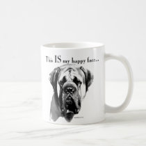 Mastiff Happy Face mugs