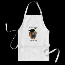 Mastiff My Dog Smarter Than Your Dog Funny Apron