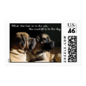Mastiff Pair Postage stamp