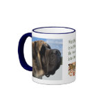 Mastiff Profile with Quote Mug