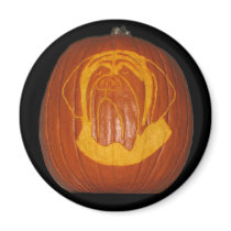 Mastiff Pumpkin Magnet by Mastiffs4U Mastiff Pumpkin Magnet