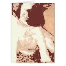 Mastiff Puppy Pop Art Greeting Cards