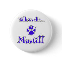 Mastiff Talk blue Button