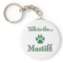 Mastiff Talk green Keychain keychains