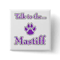 Mastiff Talk purple Button buttons