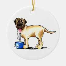 Mastiff Water Maker Christmas Tree Ornaments