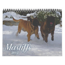 Mastiffs 2012 Calendar