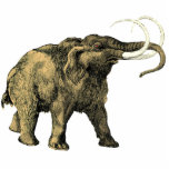 Mastodon Cutout Magnet/Sculpture Photo Sculpture