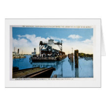 Mastodon Southern Pacific Railway Barge Cards