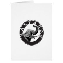 Mastodon with no Trademar copy Greeting Card