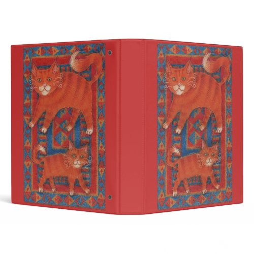 Two Adorable Marmalade Tabby Cats - Notebook Binder by Jesspery