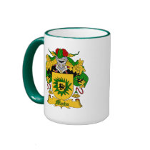 Mata Spanish Surname Family Crest Mug by NameShack Mata Spanish Surname Family Crest Mug