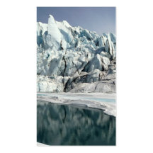 Matanuska Glacier Mouth Alaska Business Cards