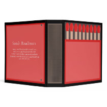 Match Box Matches Novelty Binder Folder