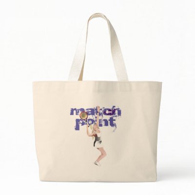 Match Point Tennis Tote Tote Bag by artisticsport