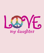 Matching Mom and Daughter Clothes - Peace & Love T Tees