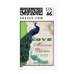Matching Postage - Vintage Peacock 5 Love