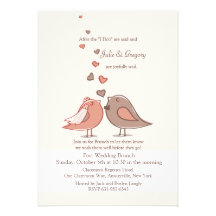 Mated Post Wedding Brunch Invitation