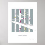 Material Abstract Poster