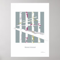 Material Abstract Poster