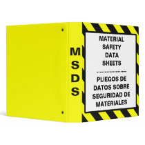 Material Safety Data Sheets Bilingual Binder by msdsbinders Material Safety Data Sheets Bilingual Binder