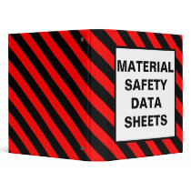 Material Safety Data Sheets Red Binder by msdsbinders Material Safety Data Sheets Red Binder