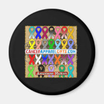 Materias de la conciencia por CancerApparelGifts.C Imanes De Nevera