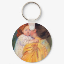 Maternal Kiss, Mary Cassatt keychains