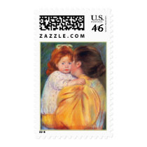 Maternal Kiss, Mary Cassatt Postage Stamps