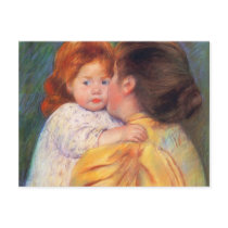 Maternal Kiss, Mary Cassatt postcards