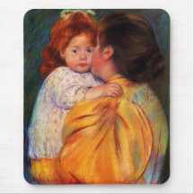 Maternal Kiss Mouse Pad