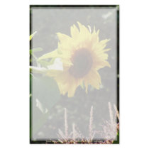 maternal sunflower customized stationery