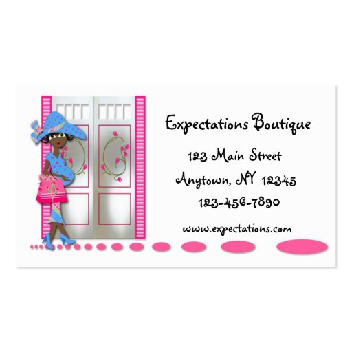 Maternity Business Cards (front side)