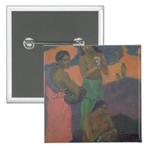 Maternity, or Three Women on the Seashore, 1899 Pinback Buttons