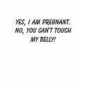 Maternity Yes, I am pregnant. No, you can't... t-shirts by csparsons74 Maternity Yes, I am pregnant. No, you can't... t-shirts