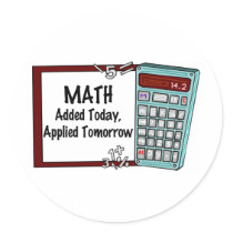 Math : Added Today, Applied Tomorrow stickers by LushLaundry Math : Added Today, Applied Tomorrow stickers
