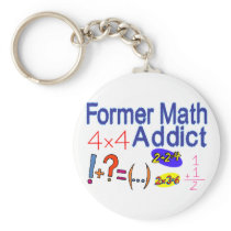 Math Addict Key Chain