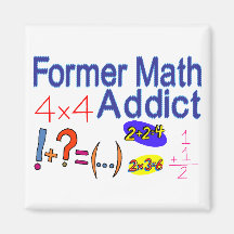 Math Addict Refrigerator Magnets