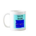 MATH BABE mugs by jimhartley MATH BABE mugs