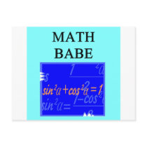 MATH BABE POST CARD