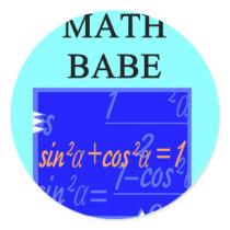 MATH BABE stickers