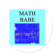 MATH BABE stickers