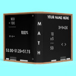 Math blackboard binders