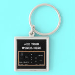 Math blackboard keychains