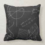 Math blackboard pillows