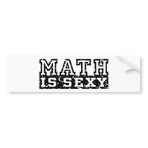 Math bumper stickers