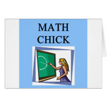 MATH CHICK cards