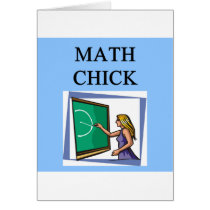 MATH CHICK cards