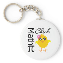 Math Chick Keychain