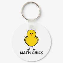Math Chick keychains
